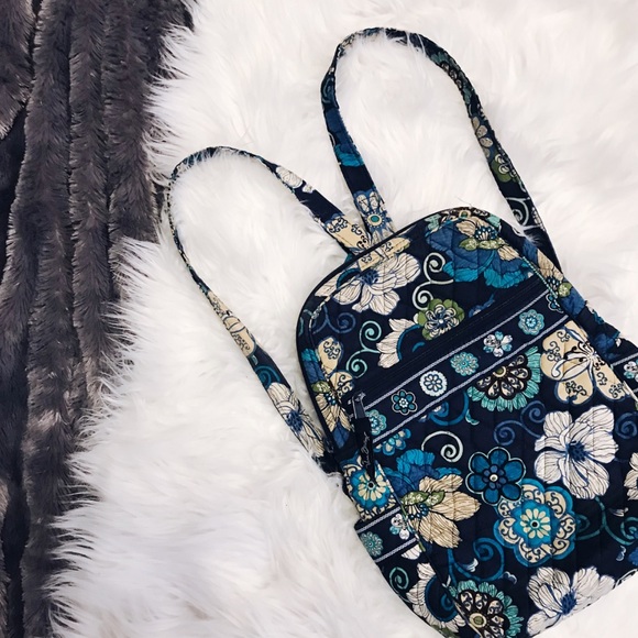 Vera Bradley Handbags - VERA BRADLEY | mod floral blue • smaller backpack